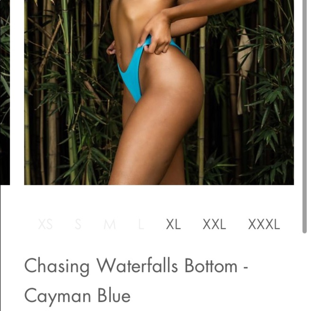 Chasing Waterfalls Bottom - Cayman Blue - Medium